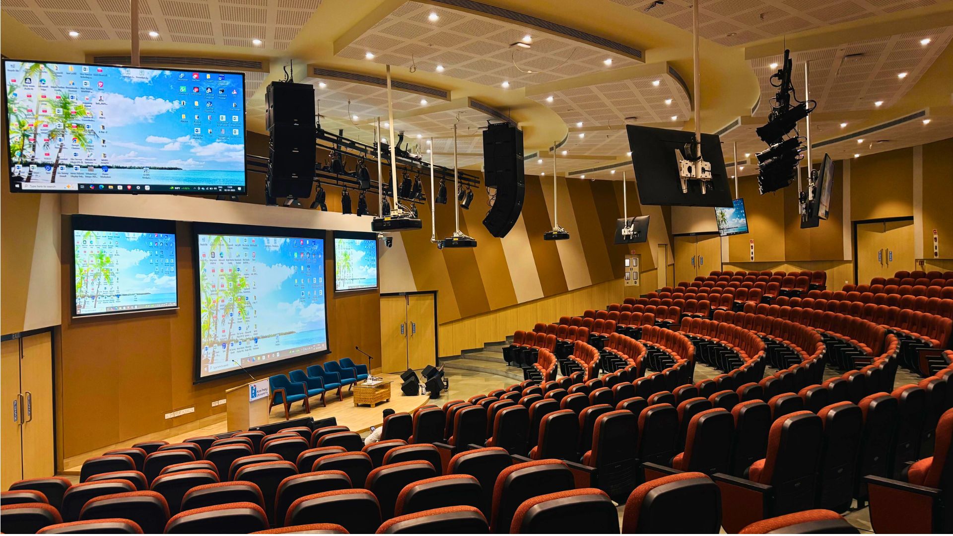 AV Systems for Multi Purpose Halls in Schools and Colleges
